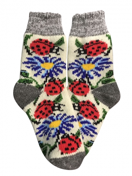 Kuschelsocken aus Schafwolle S31